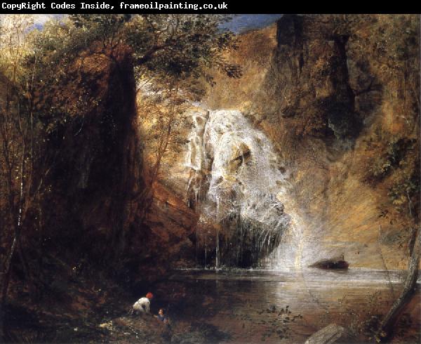 Samuel Palmer The Waterfalls,Pistil Mawddach